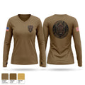 Camp Edwards Training Site 80770597 Women's Long Sleeve V-neck Shirt - 1