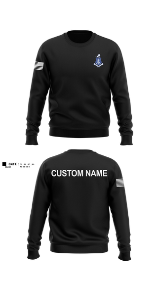 Crew Neck Sweatshirt, Pershing Rifles, National Guard, Teamtime, Team time, sublimation, custom sports apparel, team uniforms, spirit wear, spiritwear, sports uniforms, custom shirts, team store, custom team store, fundraiser sports, apparel fundraiser