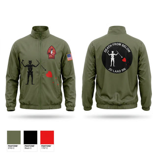 Windbreaker, Bravo Battery 2D LAAD, Marines, Teamtime, Team time, sublimation, custom sports apparel, team uniforms, spirit wear, spiritwear, sports uniforms, custom shirts, team store, custom team store, fundraiser sports, apparel fundraiser