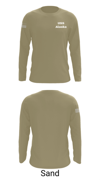 Long Sleeve Performance Shirt, USS Alaska, , Teamtime, Team time, sublimation, custom sports apparel, team uniforms, spirit wear, spiritwear, sports uniforms, custom shirts, team store, custom team store, fundraiser sports, apparel fundraiser