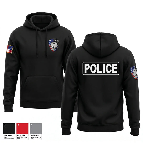 Hoodie, Laurens Police, Police, Teamtime, Team time, sublimation, custom sports apparel, team uniforms, spirit wear, spiritwear, sports uniforms, custom shirts, team store, custom team store, fundraiser sports, apparel fundraiser