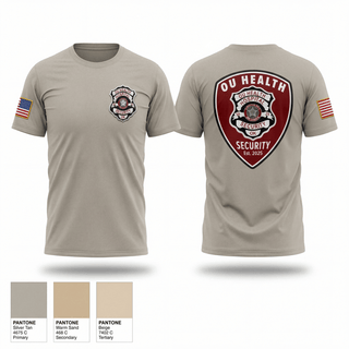 Old School Cotton Feel Shirt, OUH Security, Police, Teamtime, Team time, sublimation, custom sports apparel, team uniforms, spirit wear, spiritwear, sports uniforms, custom shirts, team store, custom team store, fundraiser sports, apparel fundraiser