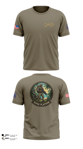 Short Sleeve Performance Shirt, C-Troop 1-299 CAV, National Guard, Teamtime, Team time, sublimation, custom sports apparel, team uniforms, spirit wear, spiritwear, sports uniforms, custom shirts, team store, custom team store, fundraiser sports, apparel fundraiser