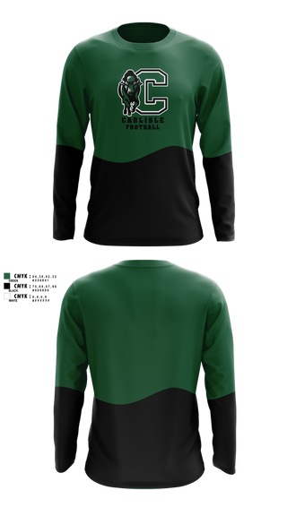 Long Sleeve Performance Shirt, Carlisle Thundering Herd, , Teamtime, Team time, sublimation, custom sports apparel, team uniforms, spirit wear, spiritwear, sports uniforms, custom shirts, team store, custom team store, fundraiser sports, apparel fundraiser