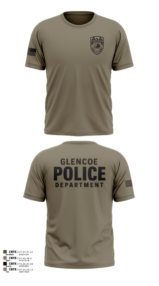 Short Sleeve Performance Shirt, Glencoe Police Department, Police, Teamtime, Team time, sublimation, custom sports apparel, team uniforms, spirit wear, spiritwear, sports uniforms, custom shirts, team store, custom team store, fundraiser sports, apparel fundraiser