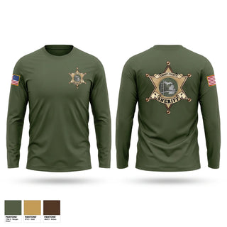 Long Sleeve Performance Shirt, Emmet County Sheriff’s Office, Police, Teamtime, Team time, sublimation, custom sports apparel, team uniforms, spirit wear, spiritwear, sports uniforms, custom shirts, team store, custom team store, fundraiser sports, apparel fundraiser