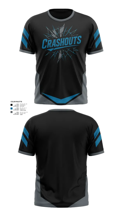 CRASHOUTS 16186938 Short Sleeve Performance Shirt - 21