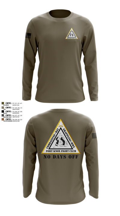 Fort Knox Fight Club Long Sleeve Performance Shirt 6