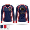 Joppa Fire rescue Women's Long Sleeve V-neck Shirt - 1