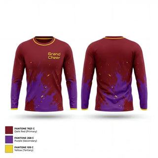 Long Sleeve Performance Shirt, Grand Cheer, Cheer, Teamtime, Team time, sublimation, custom sports apparel, team uniforms, spirit wear, spiritwear, sports uniforms, custom shirts, team store, custom team store, fundraiser sports, apparel fundraiser