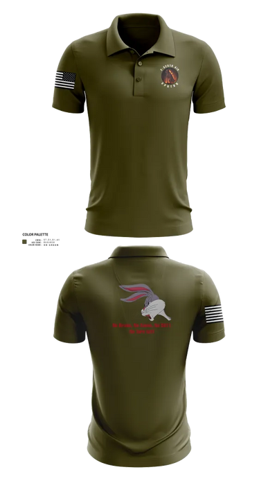 H Co, 2-325TH AIR 41315861 Short Sleeve Performance Polo - 22