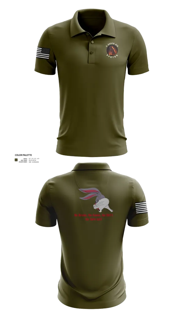Short Sleeve Performance Polo, H Co, 2-325TH AIR, , Teamtime, Team time, sublimation, custom sports apparel, team uniforms, spirit wear, spiritwear, sports uniforms, custom shirts, team store, custom team store, fundraiser sports, apparel fundraiser