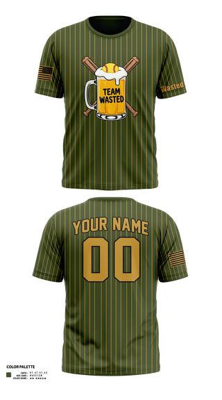 Short Sleeve Performance Shirt, Team Wasted, Softball, Teamtime, Team time, sublimation, custom sports apparel, team uniforms, spirit wear, spiritwear, sports uniforms, custom shirts, team store, custom team store, fundraiser sports, apparel fundraiser
