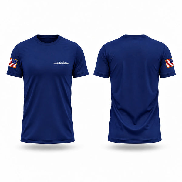 Hampton Bays Volunteer Ambulance Short Sleeve Performance Shirt - 1