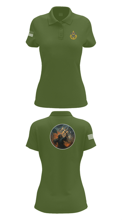 HHB, 31st ADA BDE 93964777 Women's Short Sleeve Performance Polo  - 55