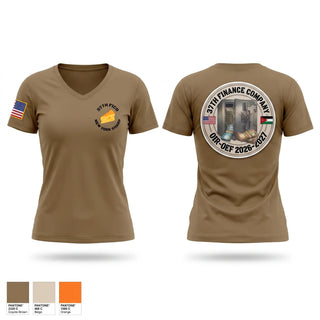 Womens Short Sleeve Vneck Shirt, 37th FICO, Army, Teamtime, Team time, sublimation, custom sports apparel, team uniforms, spirit wear, spiritwear, sports uniforms, custom shirts, team store, custom team store, fundraiser sports, apparel fundraiser