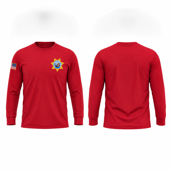 Long Sleeve Performance Shirt, AOST, Police, Teamtime, Team time, sublimation, custom sports apparel, team uniforms, spirit wear, spiritwear, sports uniforms, custom shirts, team store, custom team store, fundraiser sports, apparel fundraiser