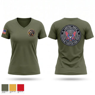 Womens Short Sleeve Vneck Shirt, Unite Freedom 250th Taskforce, Police, Teamtime, Team time, sublimation, custom sports apparel, team uniforms, spirit wear, spiritwear, sports uniforms, custom shirts, team store, custom team store, fundraiser sports, apparel fundraiser