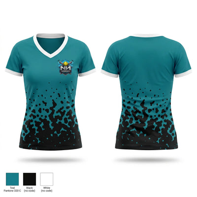 Nemesis Fastpitch Women's Short Sleeve V-neck Shirt - 1