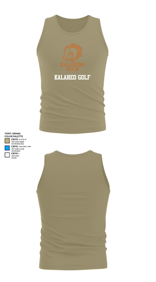 Tank Top, Kalaheo Golf, Golf, Teamtime, Team time, sublimation, custom sports apparel, team uniforms, spirit wear, spiritwear, sports uniforms, custom shirts, team store, custom team store, fundraiser sports, apparel fundraiser