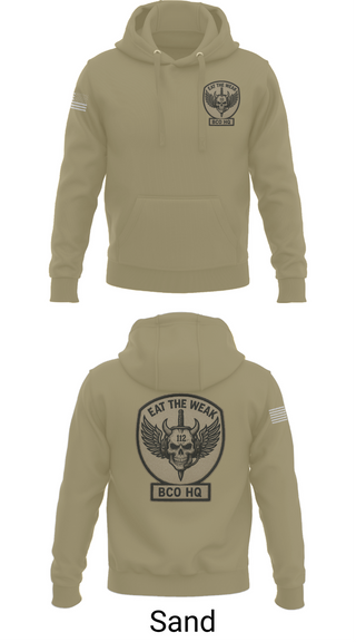Hoodie, 112th Signal Battalion Bravo Company, , Teamtime, Team time, sublimation, custom sports apparel, team uniforms, spirit wear, spiritwear, sports uniforms, custom shirts, team store, custom team store, fundraiser sports, apparel fundraiser