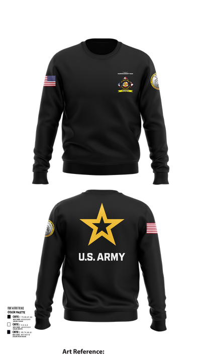 University of Toledo Army Marksmanship Unit 95742667 Crew Neck Sweatshirt - 103