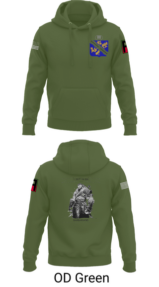 Hoodie, 1-306th IN BN, , Teamtime, Team time, sublimation, custom sports apparel, team uniforms, spirit wear, spiritwear, sports uniforms, custom shirts, team store, custom team store, fundraiser sports, apparel fundraiser