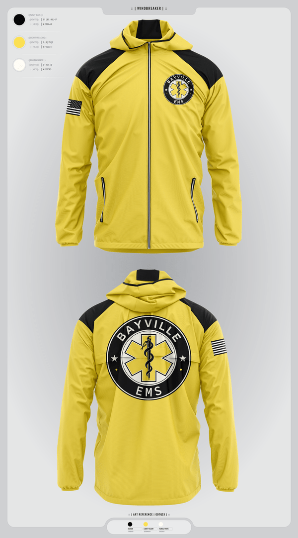 Windbreaker, Bayville EMS, , Teamtime, Team time, sublimation, custom sports apparel, team uniforms, spirit wear, spiritwear, sports uniforms, custom shirts, team store, custom team store, fundraiser sports, apparel fundraiser