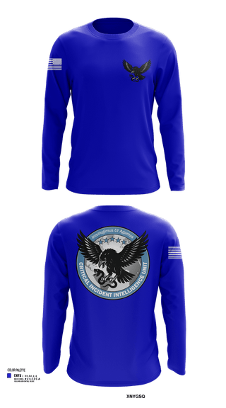 Long Sleeve Performance Shirt, Critical Incident Intelligence Unit, , Teamtime, Team time, sublimation, custom sports apparel, team uniforms, spirit wear, spiritwear, sports uniforms, custom shirts, team store, custom team store, fundraiser sports, apparel fundraiser