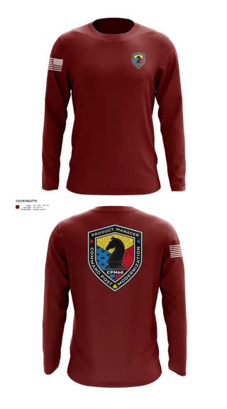 Long Sleeve Performance Shirt, Command Post Modernization, , Teamtime, Team time, sublimation, custom sports apparel, team uniforms, spirit wear, spiritwear, sports uniforms, custom shirts, team store, custom team store, fundraiser sports, apparel fundraiser