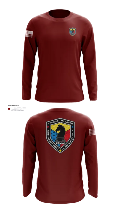 Command Post Modernization 61548186 Long Sleeve Performance Shirt 22