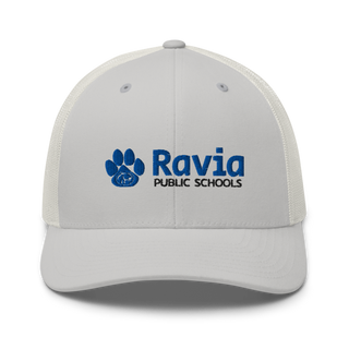 Ravia Middle School Basketball Retro Trucker Hat | Yupoong 6606