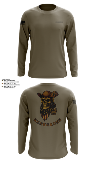 Long Sleeve Performance Shirt, 1776 Military Police Company, , Teamtime, Team time, sublimation, custom sports apparel, team uniforms, spirit wear, spiritwear, sports uniforms, custom shirts, team store, custom team store, fundraiser sports, apparel fundraiser