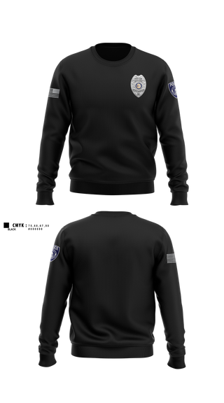 Crew Neck Sweatshirt, GREENWOOD POLICE DEPARTMENT, Police, Teamtime, Team time, sublimation, custom sports apparel, team uniforms, spirit wear, spiritwear, sports uniforms, custom shirts, team store, custom team store, fundraiser sports, apparel fundraiser
