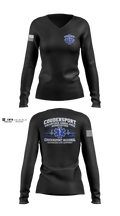 Coudersport Ems Women's Long Sleeve V-neck Shirt - 9