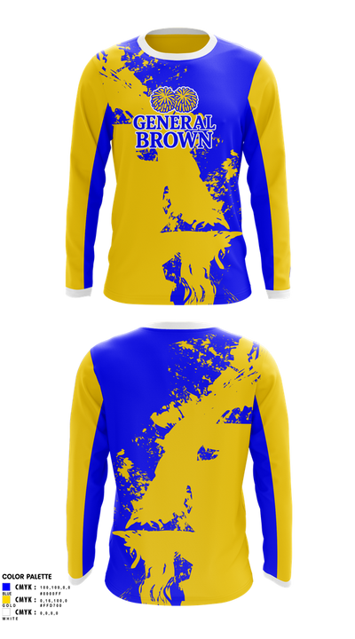 General Brown 29442717 Long Sleeve Performance Shirt 1