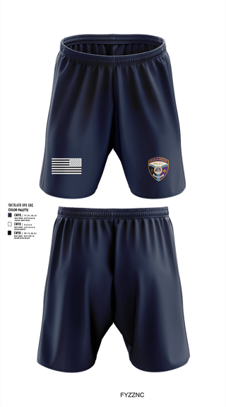Athletic Shorts With Pockets, Denham springs police department, Police, Teamtime, Team time, sublimation, custom sports apparel, team uniforms, spirit wear, spiritwear, sports uniforms, custom shirts, team store, custom team store, fundraiser sports, apparel fundraiser