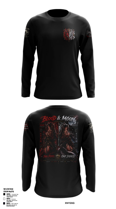 Cu blood&moon Long Sleeve Performance Shirt - 5
