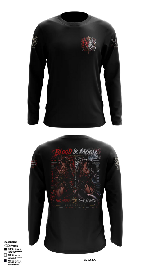 Long Sleeve Performance Shirt, Cu blood&moon, E-Sports, Teamtime, Team time, sublimation, custom sports apparel, team uniforms, spirit wear, spiritwear, sports uniforms, custom shirts, team store, custom team store, fundraiser sports, apparel fundraiser