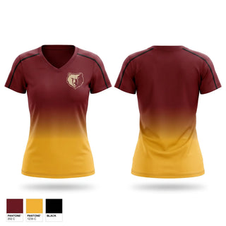 Womens Short Sleeve Vneck Shirt, Bowie Bears, Spirit Store, Teamtime, Team time, sublimation, custom sports apparel, team uniforms, spirit wear, spiritwear, sports uniforms, custom shirts, team store, custom team store, fundraiser sports, apparel fundraiser