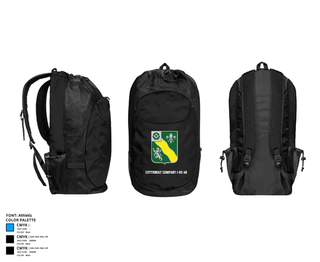 Gear Bag, Cutthroat Company 1-63 AR, Army, Teamtime, Team time, sublimation, custom sports apparel, team uniforms, spirit wear, spiritwear, sports uniforms, custom shirts, team store, custom team store, fundraiser sports, apparel fundraiser