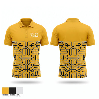 East Hall Vikings Short Sleeve Performance Polo - 1