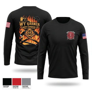 Long Sleeve Performance Shirt, Village of Wappingers falls Station 1, Fire Department, Teamtime, Team time, sublimation, custom sports apparel, team uniforms, spirit wear, spiritwear, sports uniforms, custom shirts, team store, custom team store, fundraiser sports, apparel fundraiser