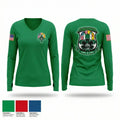 Hagerman Fire and Ems 13622203 Women's Long Sleeve V-neck Shirt - 1