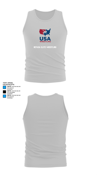 Tank Top, Nevada Elite Wrestling, Wrestling, Teamtime, Team time, sublimation, custom sports apparel, team uniforms, spirit wear, spiritwear, sports uniforms, custom shirts, team store, custom team store, fundraiser sports, apparel fundraiser