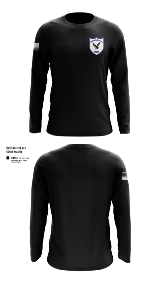 Long Sleeve Performance Shirt, Norristown Eagle Battalion, Army, Teamtime, Team time, sublimation, custom sports apparel, team uniforms, spirit wear, spiritwear, sports uniforms, custom shirts, team store, custom team store, fundraiser sports, apparel fundraiser