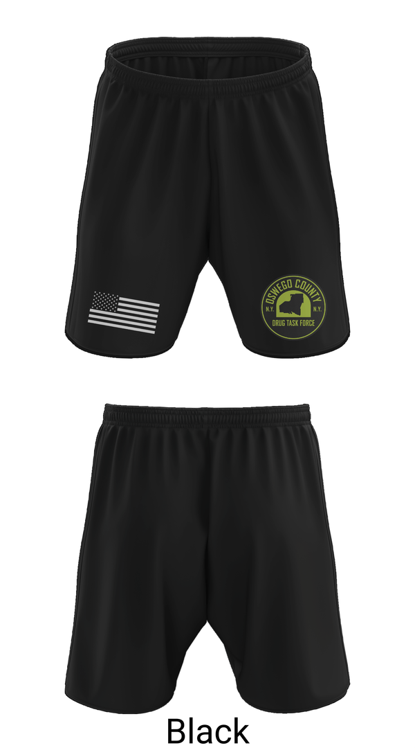 Athletic Shorts With Pockets, Oswego County Drug Task Force, Police, Teamtime, Team time, sublimation, custom sports apparel, team uniforms, spirit wear, spiritwear, sports uniforms, custom shirts, team store, custom team store, fundraiser sports, apparel fundraiser