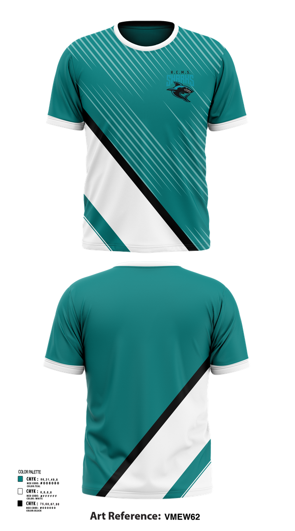 Short Sleeve Performance Shirt, Rosemary Clarke Middle School Cheer, Cheer, Teamtime, Team time, sublimation, custom sports apparel, team uniforms, spirit wear, spiritwear, sports uniforms, custom shirts, team store, custom team store, fundraiser sports, apparel fundraiser