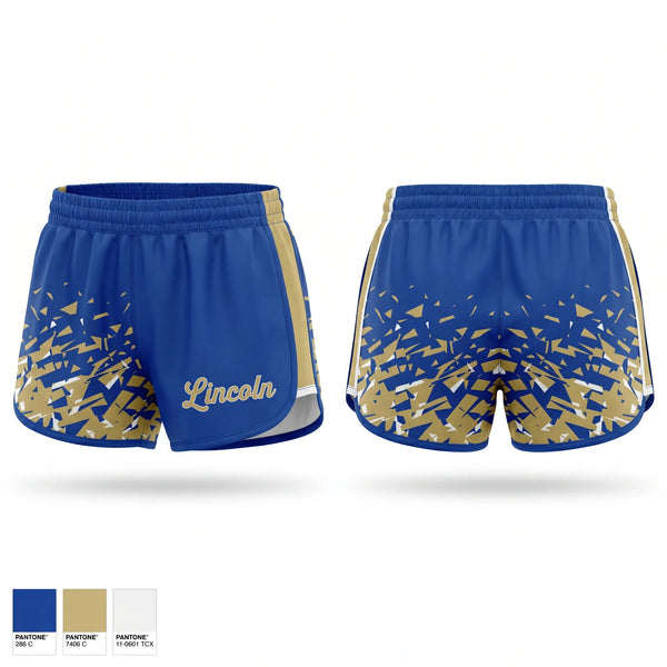 Womens Shorts, LINCOLN AJROTC, Army, Teamtime, Team time, sublimation, custom sports apparel, team uniforms, spirit wear, spiritwear, sports uniforms, custom shirts, team store, custom team store, fundraiser sports, apparel fundraiser