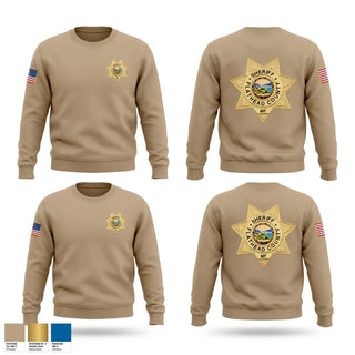 Crew Neck Sweatshirt, Flathead County Sheriff's Office, Police, Teamtime, Team time, sublimation, custom sports apparel, team uniforms, spirit wear, spiritwear, sports uniforms, custom shirts, team store, custom team store, fundraiser sports, apparel fundraiser